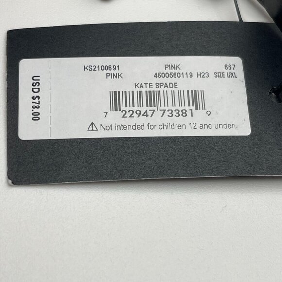 Kate Spade Lock & Spade Chain Link Belt, L/XL - NWT - Picture 7 of 7